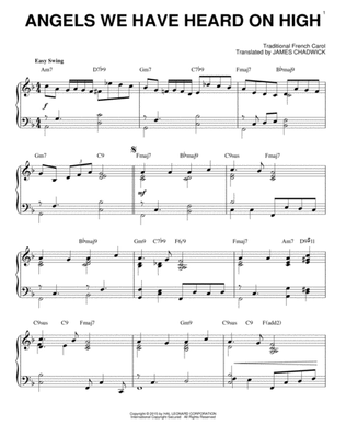 Book cover for Angels We Have Heard On High [Jazz version] (arr. Brent Edstrom)