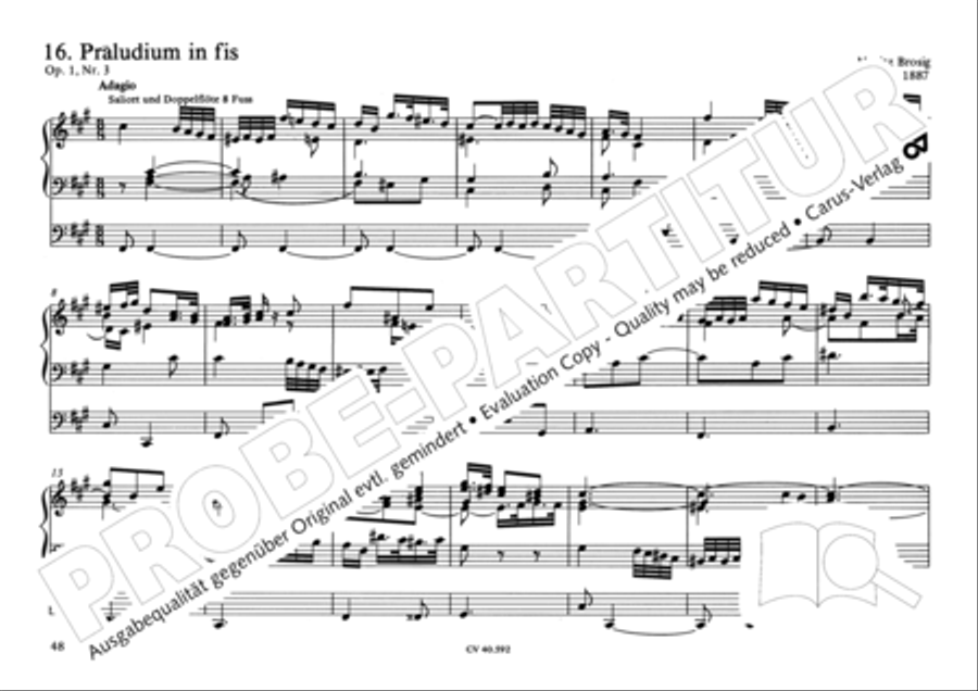 Free Organ Music from the Romantic Period, Vol. II (Freie Orgelmusik der Romantik, Band II) Organ scores gallery preview page 49