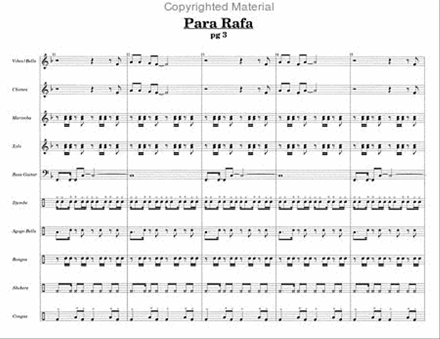 <br>Sheet music extract