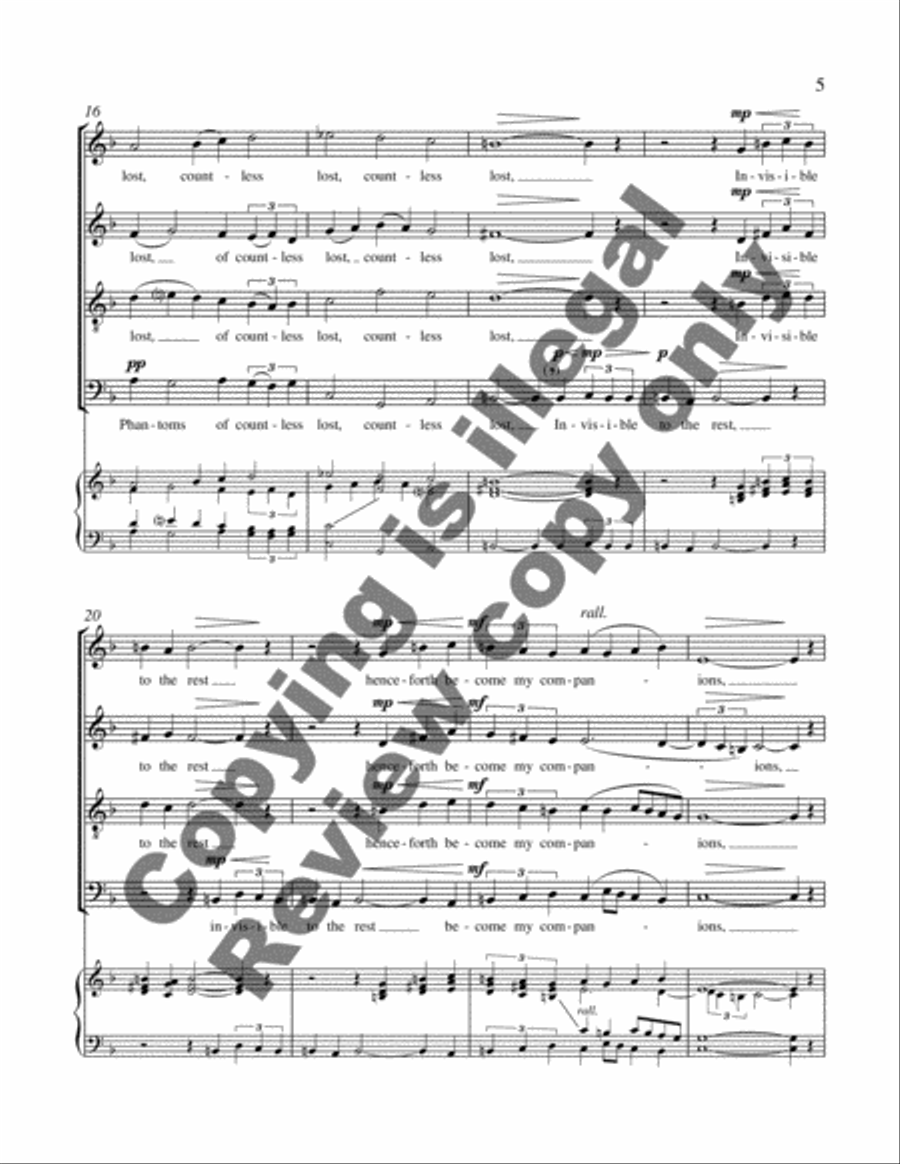 Ashes of Soldiers 4-Part scores gallery preview page 4