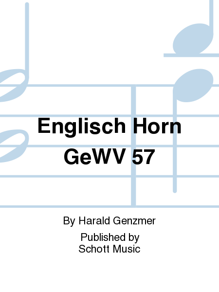 Englisch Horn GeWV 57