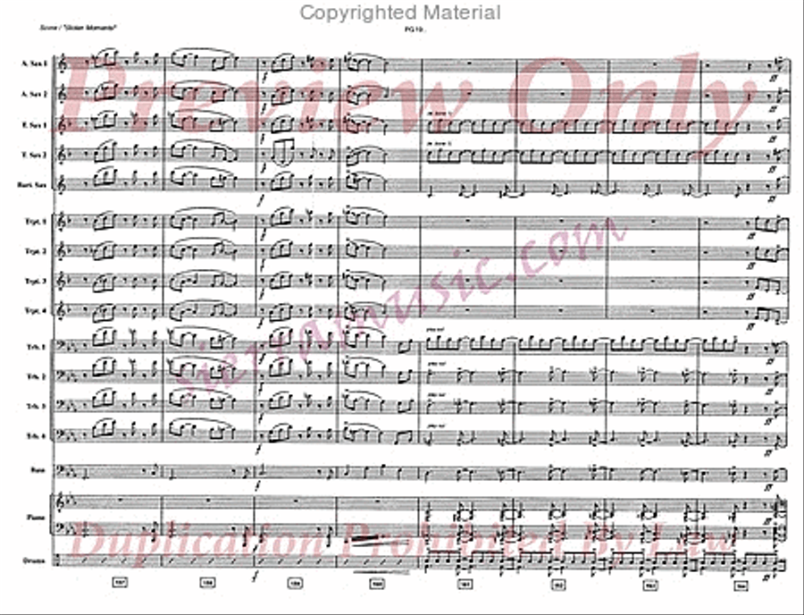Stolen Moments Big Band scores gallery preview page 20