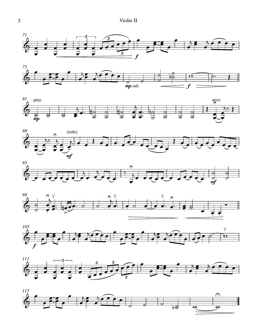 Drops Of Jupiter (Tell Me) String Quartet scores gallery preview page 4