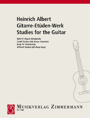 Book cover for Studies for the guitar