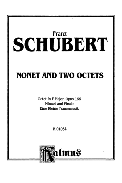 Minuet and Finale for Winds; Eine Kleine Trauermusik for Winds; Octet, Op. 116 for Winds and Strings