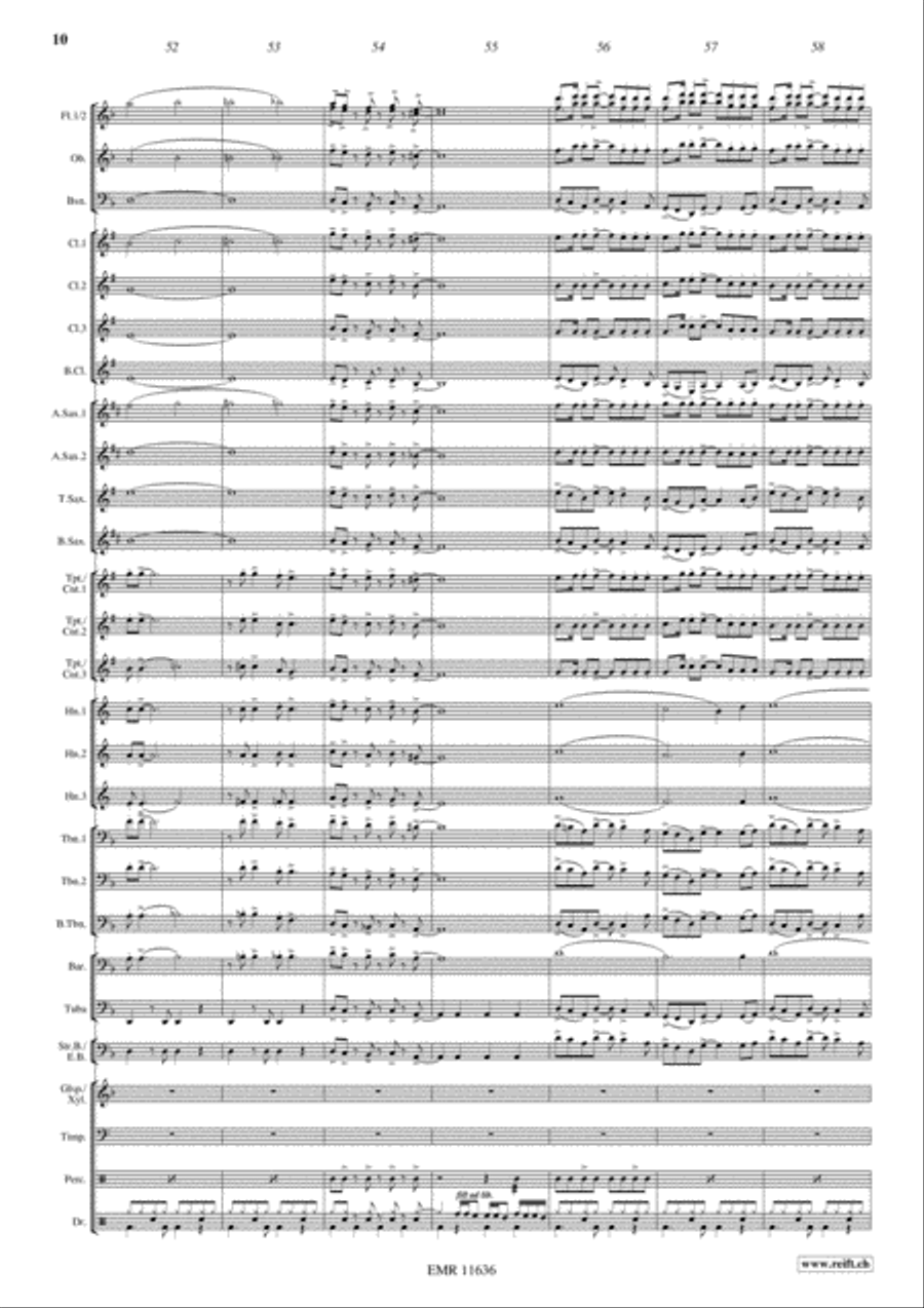 For Your Eyes Only Concert Band scores gallery preview page 11