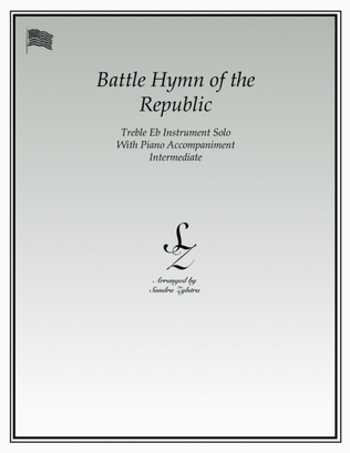Battle Hymn of the Republic (treble Eb instrument solo)
