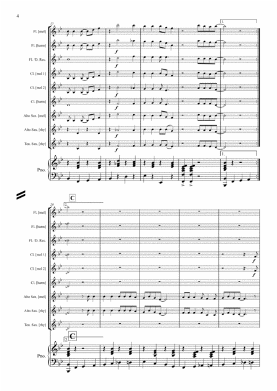 King Of The Road Small Ensemble scores gallery preview page 4