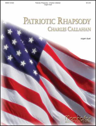 Book cover for Patriotic Rhapsody: Organ Duet on American Hymntunes