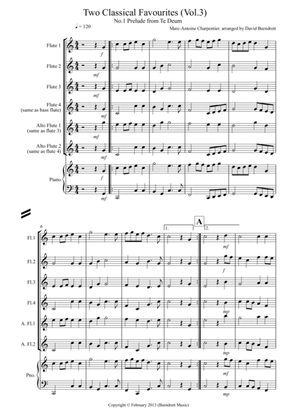 2 Classical Favourites for Flute Quartet (volume three)