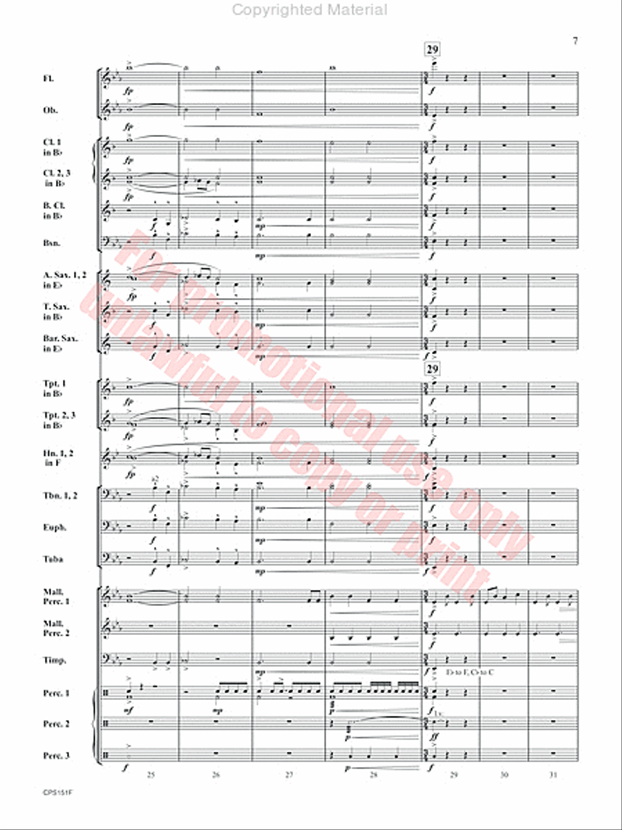 Jumpstart Concert Band scores gallery preview page 8