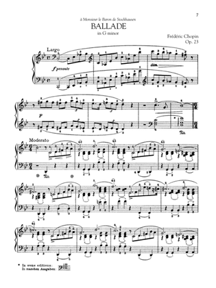 Ballade in G minor, Op. 23