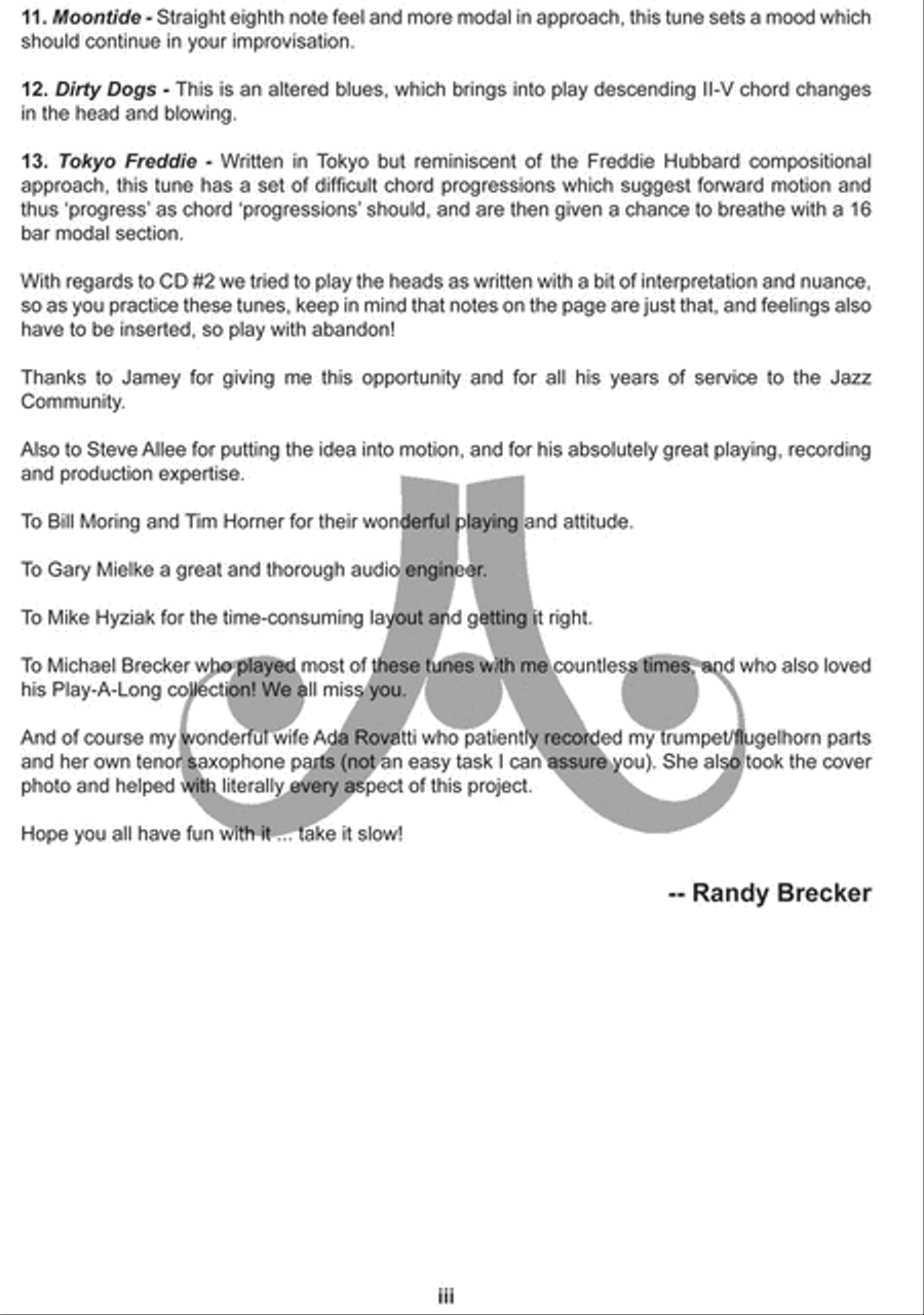 Volume 126 - Randy Brecker Voice scores gallery preview page 3
