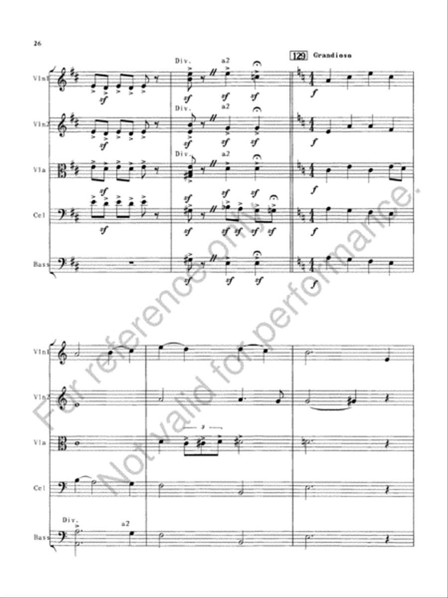 Our Creed Is Our Shield String Orchestra scores gallery preview page 28