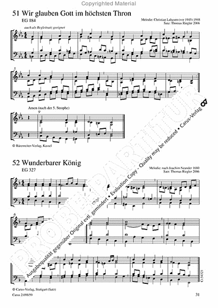 52 Choralsatze im Bachstil fur Posauenchor