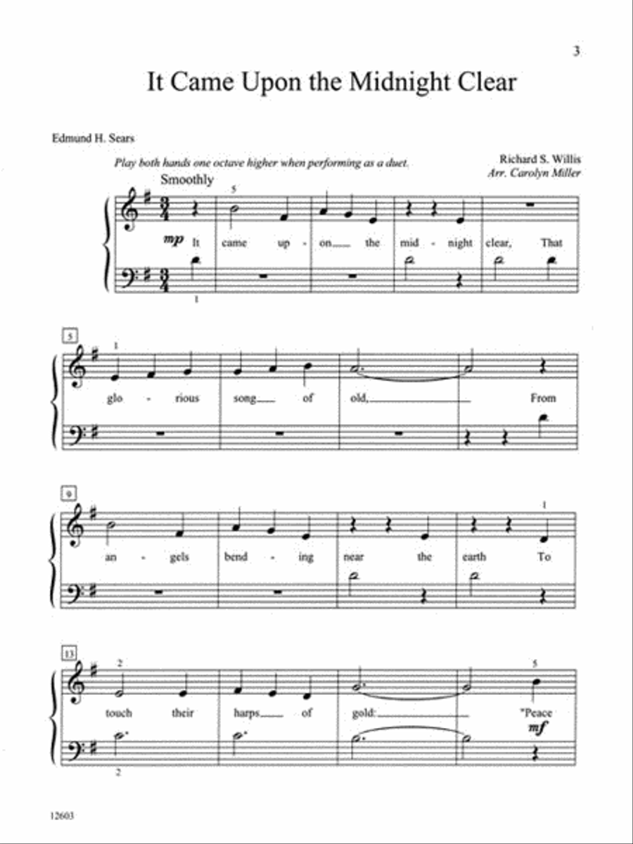 Teaching little fingers to play christmas carols discount