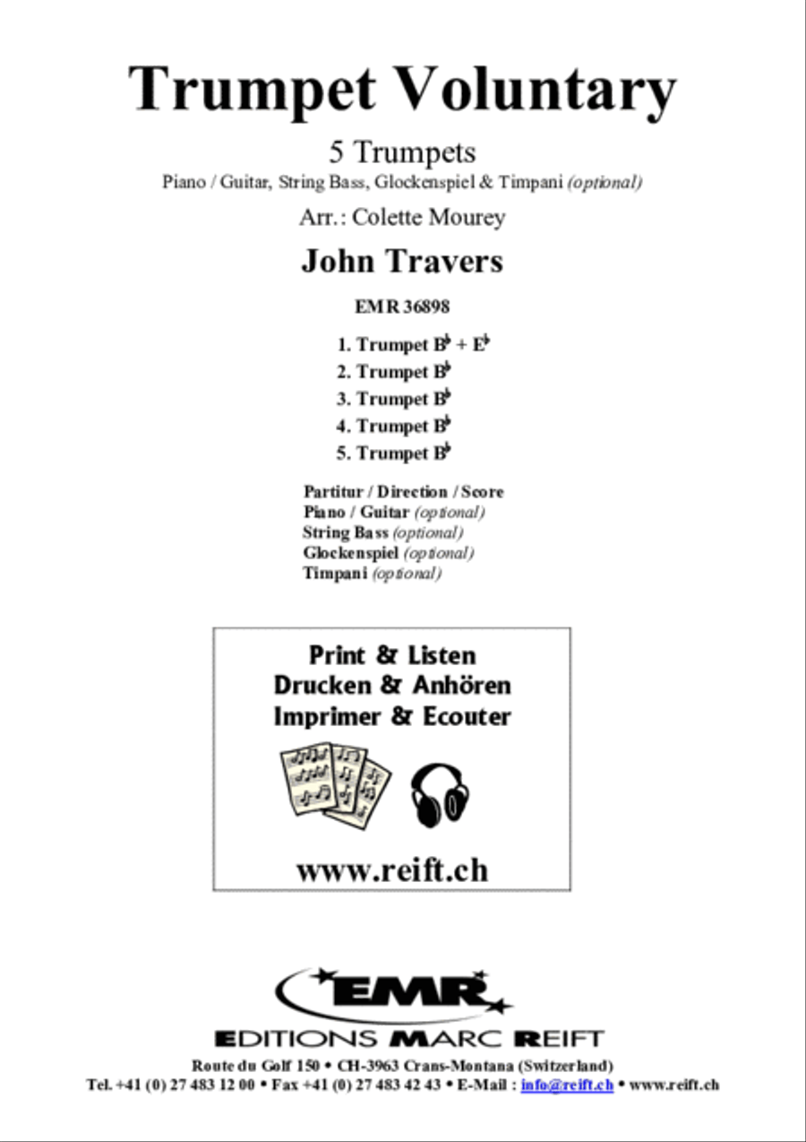 Trumpet Voluntary Trumpet scores gallery preview page 2