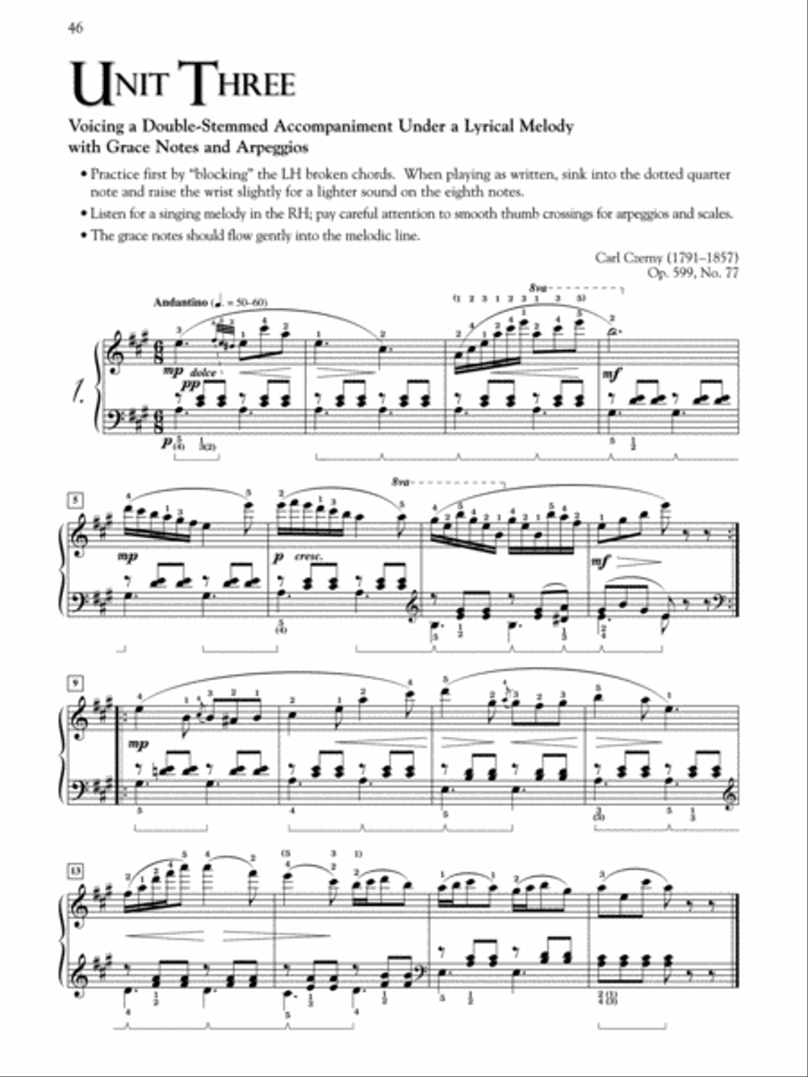 BurgmA1/4ller, Czerny & Hanon -- Piano Studies Selected for Technique and Musicality, Book 3 Piano Method scores gallery preview page 7