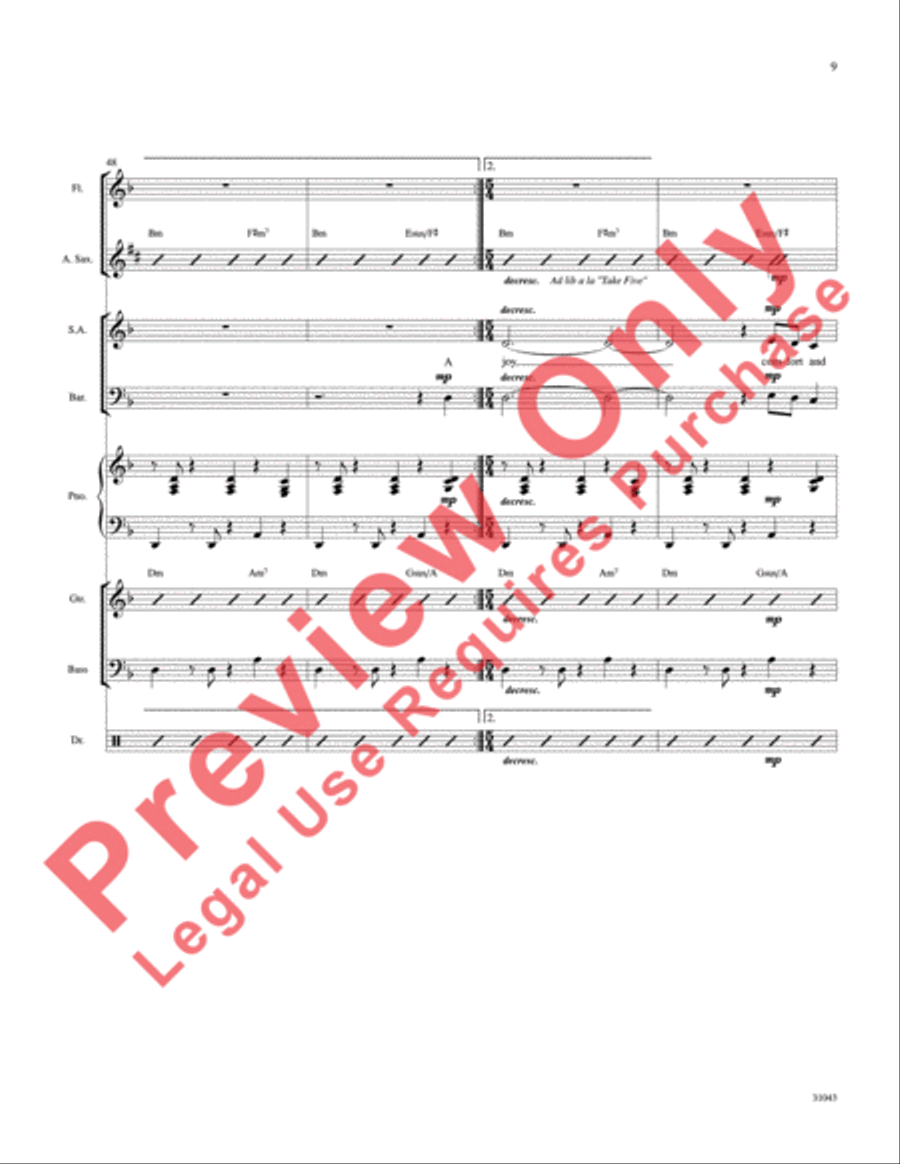 God Rest You Merry, Gentlemen Choir scores gallery preview page 10