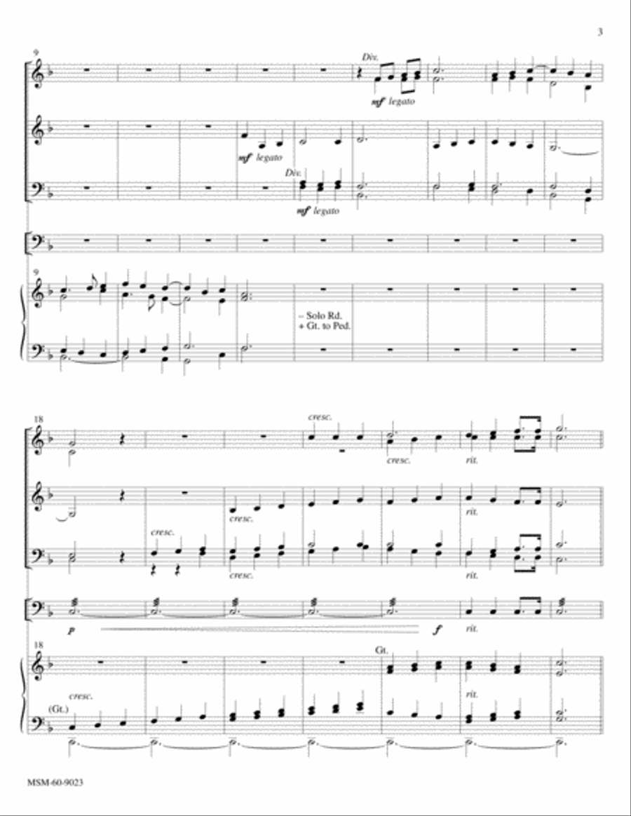 Praise to the Lord, the Almighty Choir scores gallery preview page 2