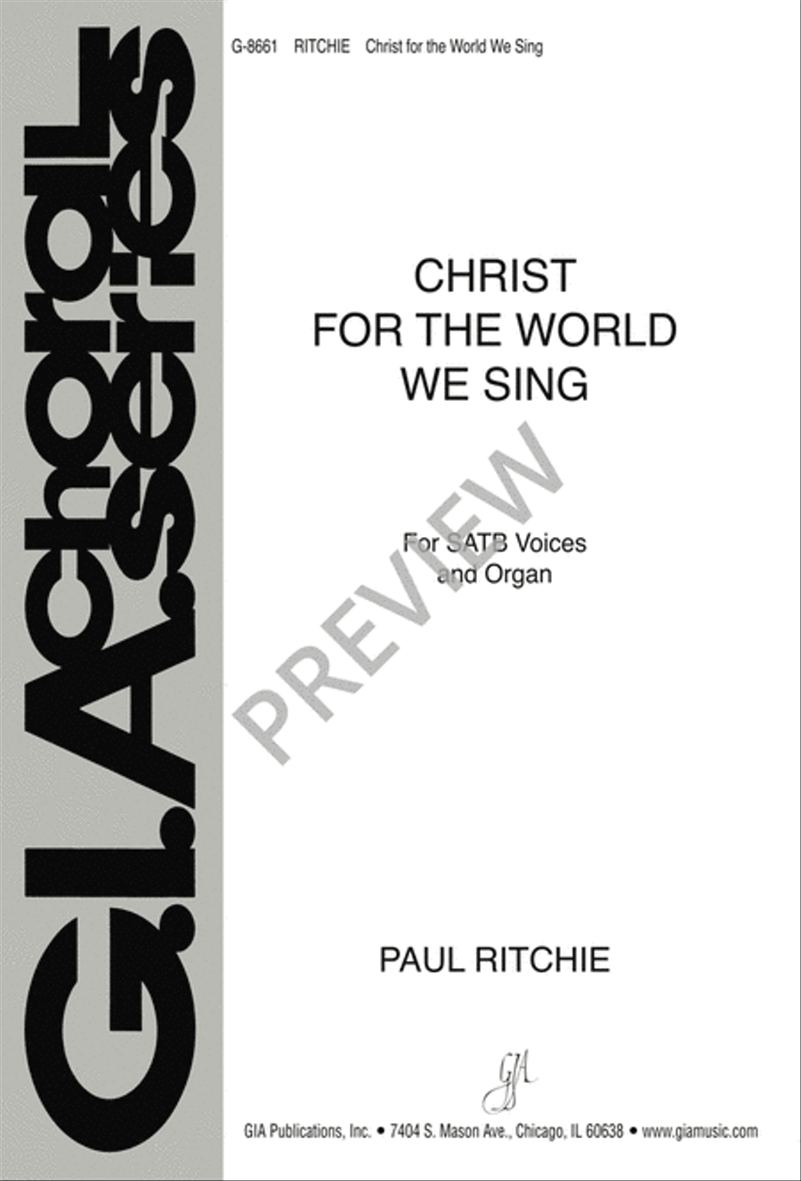 Christ for the World We Sing 4-Part scores gallery preview page 2