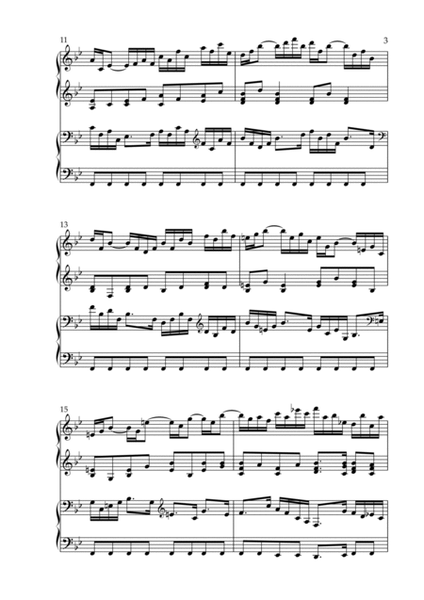 Brandenburg Concerto No. 6 in Bb Major, BWV 1051 (arr. for Organ Duet) by Johann Sebastian Bach