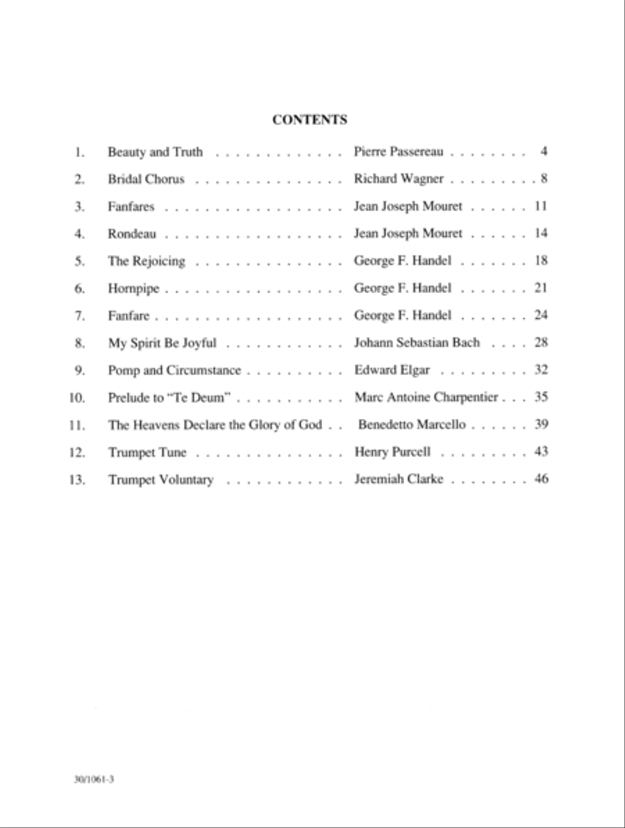 Classics for Trumpet and Keyboard - Full Score Trumpet scores gallery preview page 3
