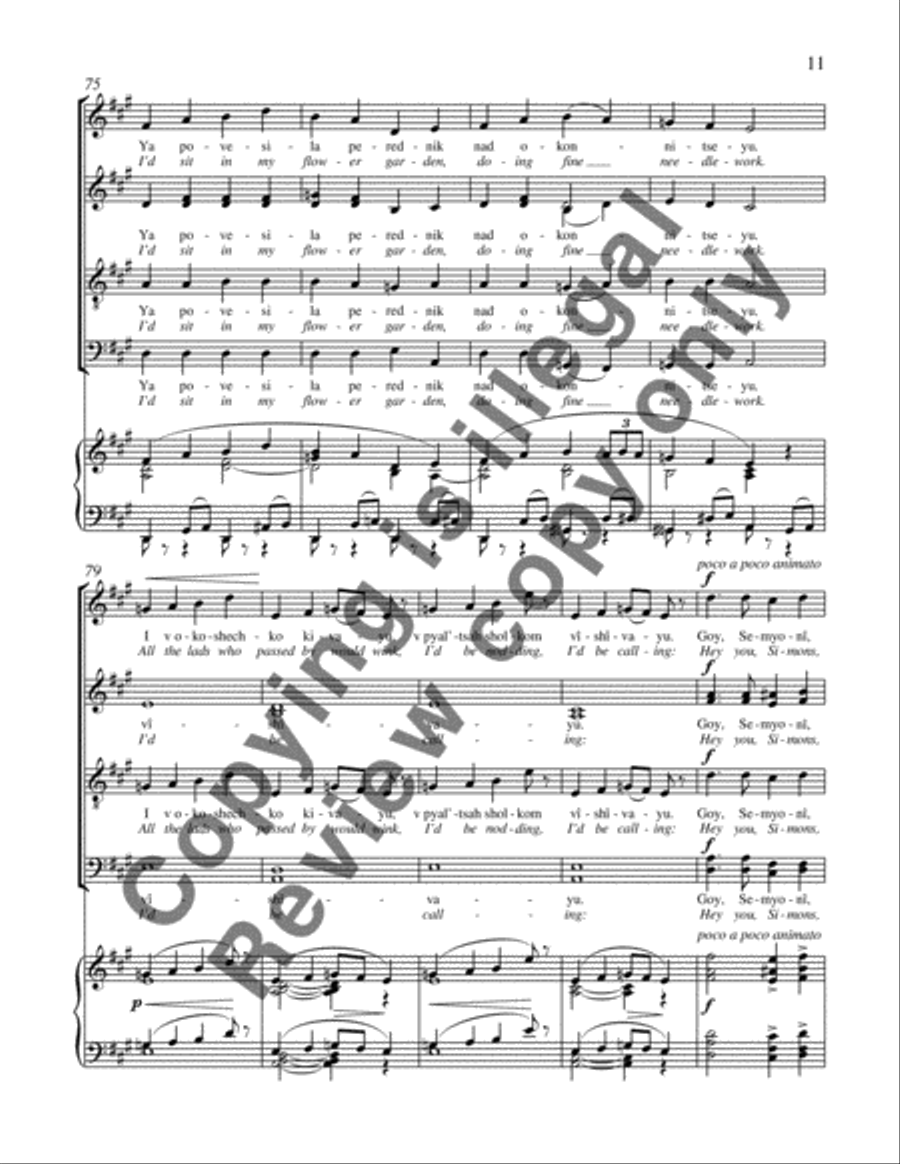 Gopak 4-Part scores gallery preview page 8