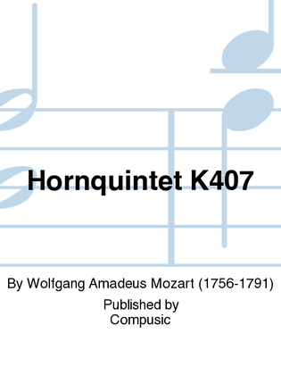 Book cover for Hornquintet K407