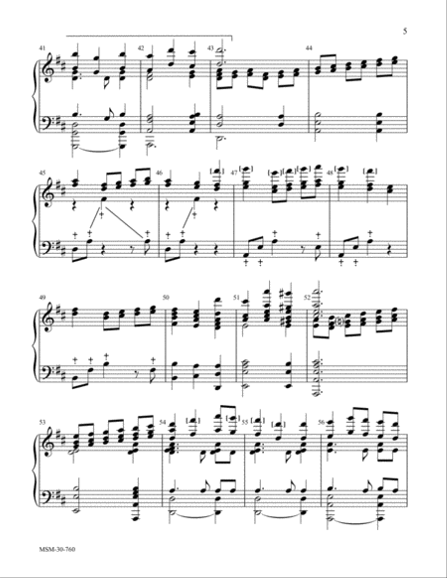 Let All Things Now Living 5-Octaves scores gallery preview page 4
