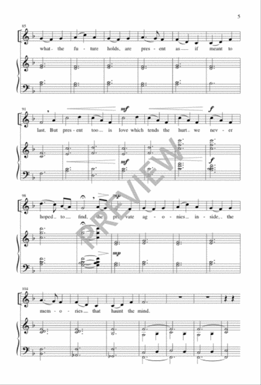 We Cannot Measure How You Heal 4-Part scores gallery preview page 5