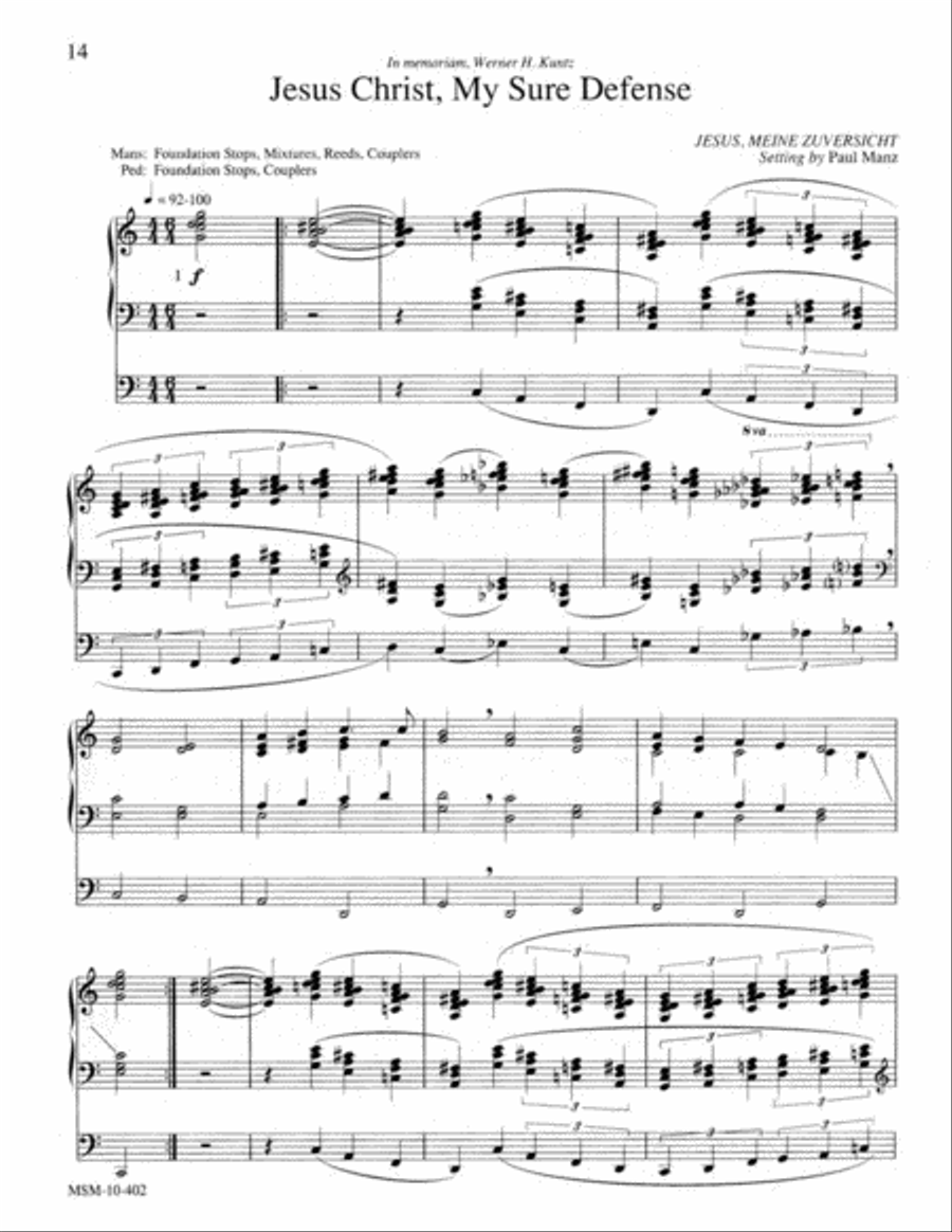 Improvisations for the Easter Season Organ scores gallery preview page 9