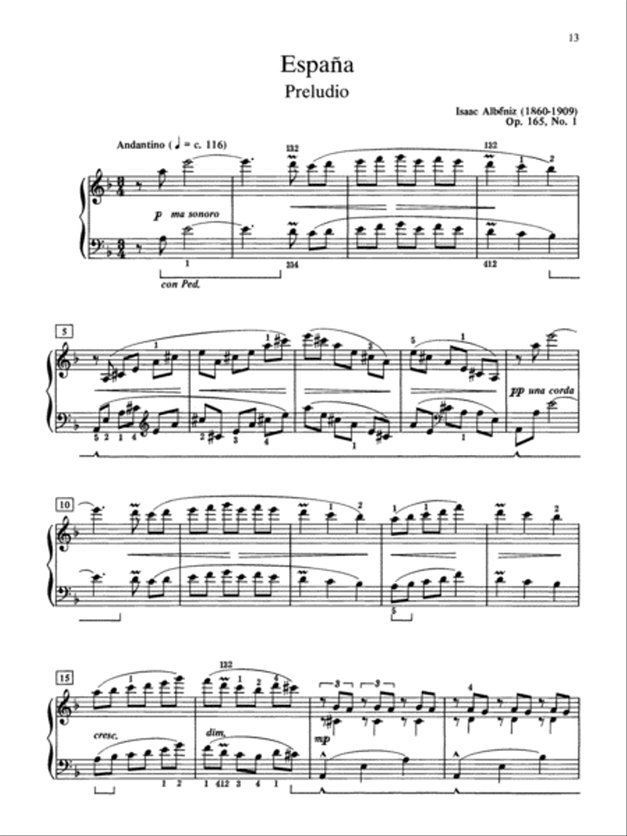 Masters of Spanish Piano Music Piano Solo scores gallery preview page 3