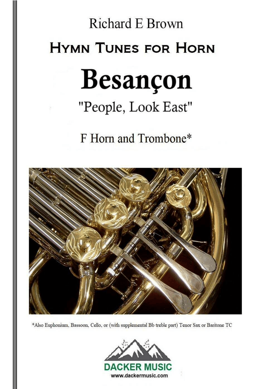 People, Look East - Horn and Trombone Duo Brass Duet scores gallery preview page 1