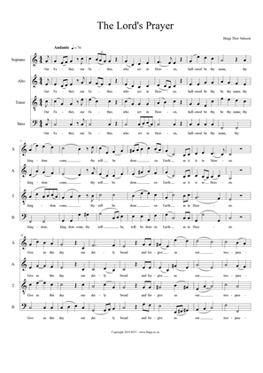 The Lord's Prayer - original composition for SATB choir