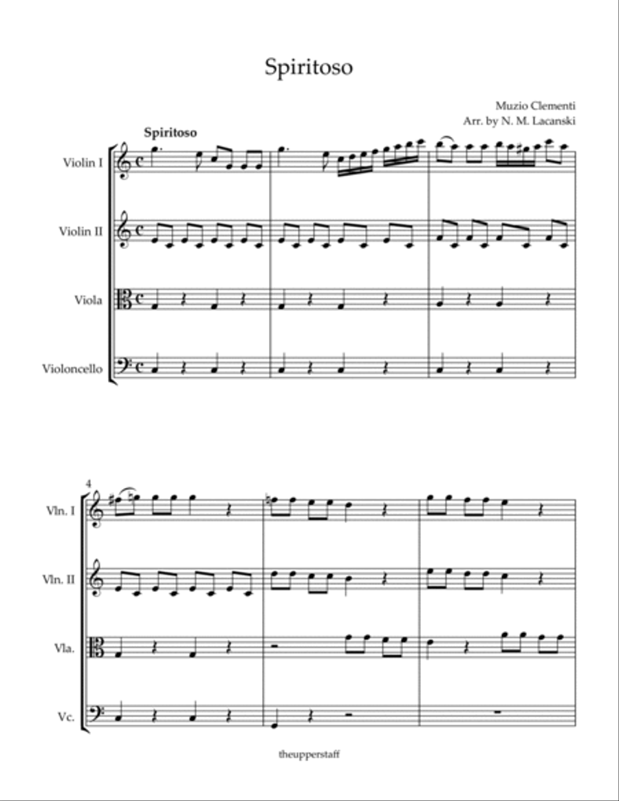 Spiritoso String Quartet scores gallery preview page 2