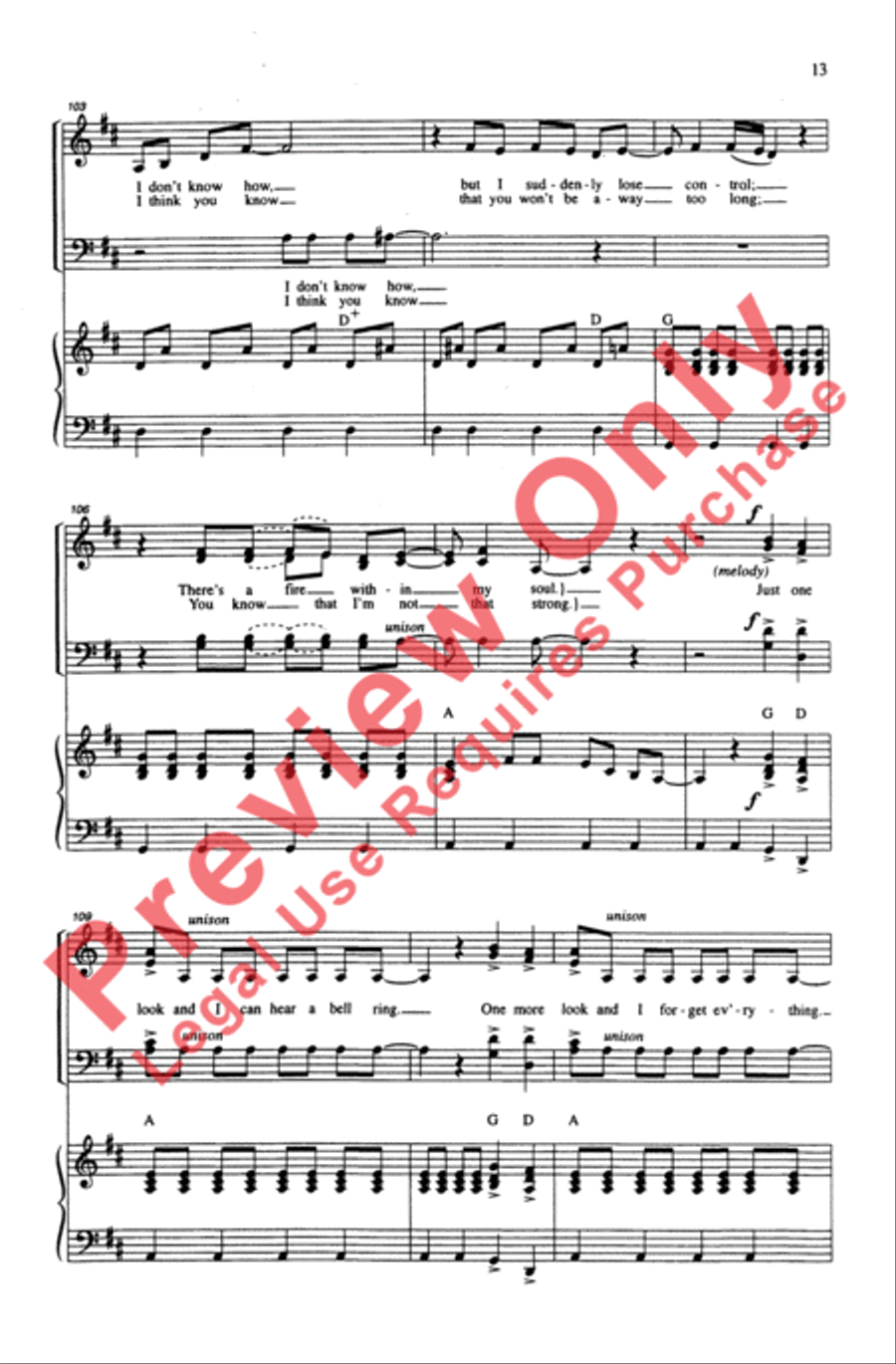 ABBA Forever! ABBA Forever! 4-Part scores gallery preview page 13