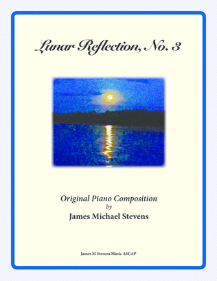 Book cover for Lunar Reflection, No. 3 (Romantic Piano)