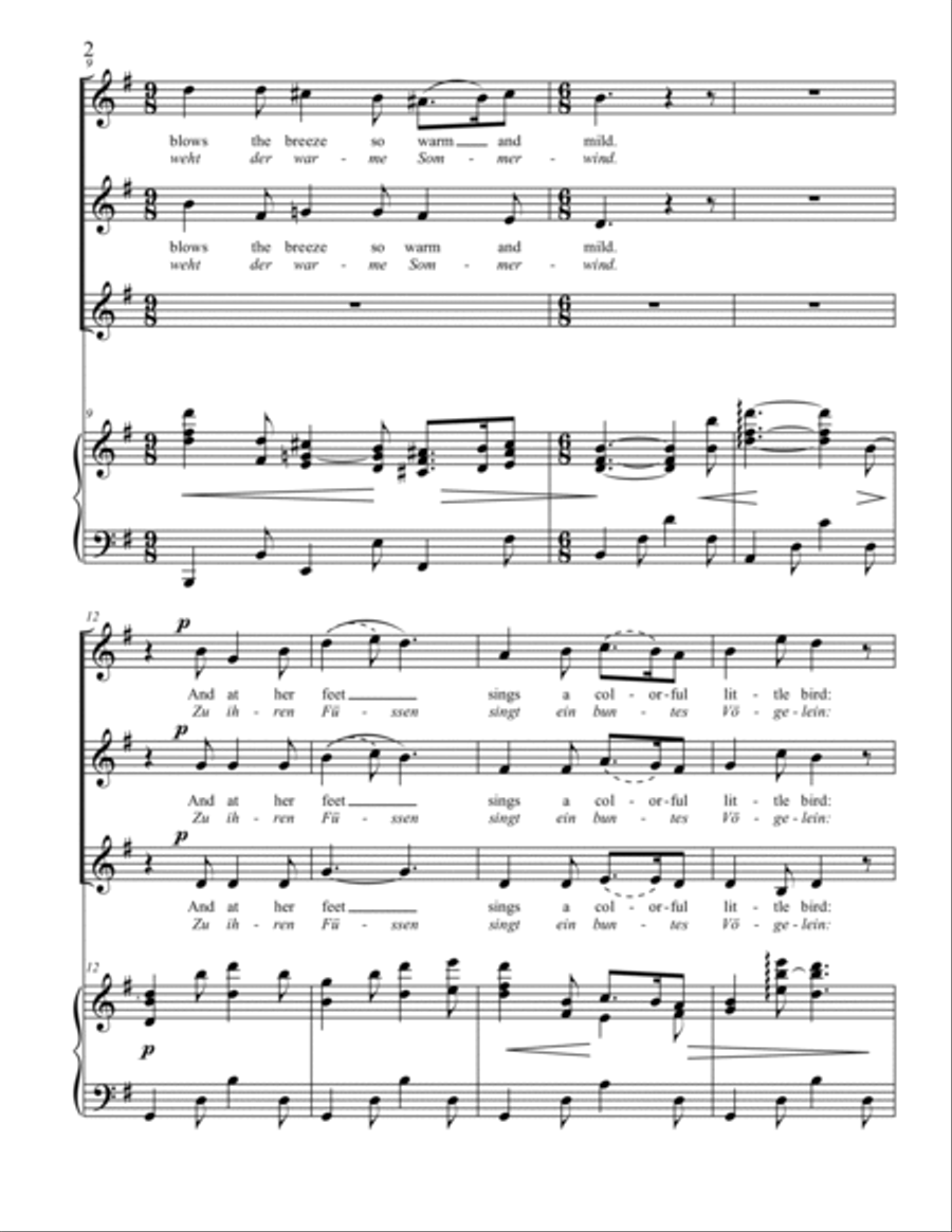Mary's Lullaby (SSA) SSA scores gallery preview page 2