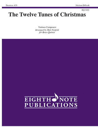 Book cover for The Twelve Tunes of Christmas
