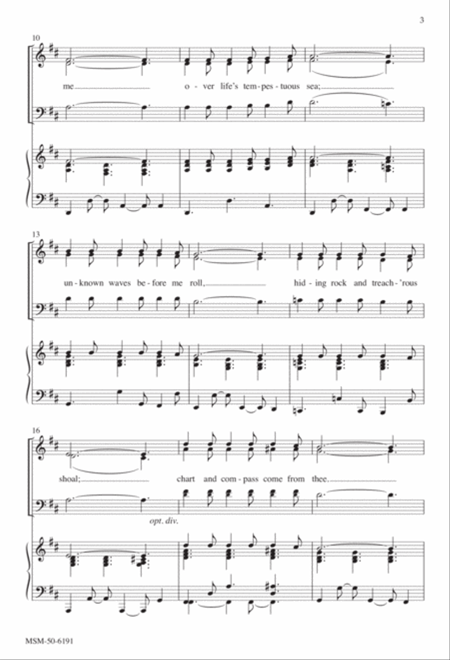 Jesus, Savior, Pilot Me 4-Part scores gallery preview page 2