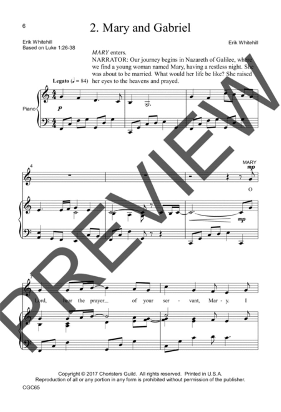 Journey to Bethlehem Preview Kit (Score & CD) Unison Choir scores gallery preview page 6