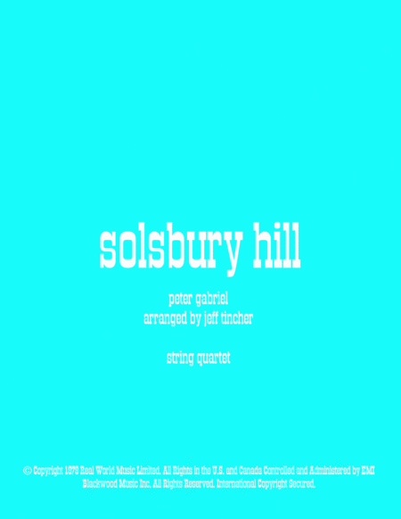 Solsbury Hill image number null