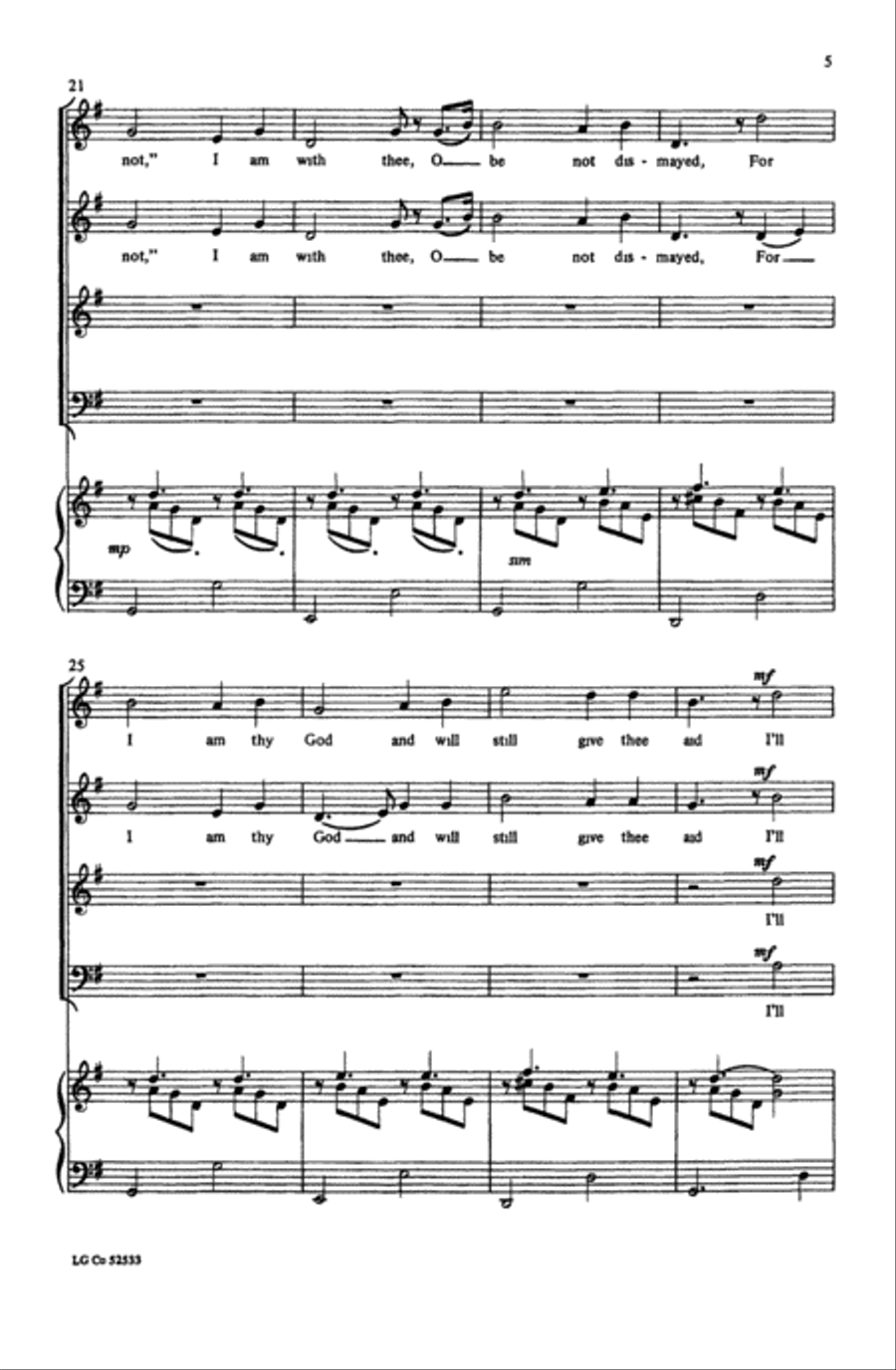 How Firm a Foundation Choir scores gallery preview page 3