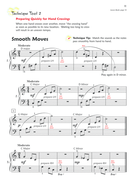 Premier Piano Course Technique, Book 2B