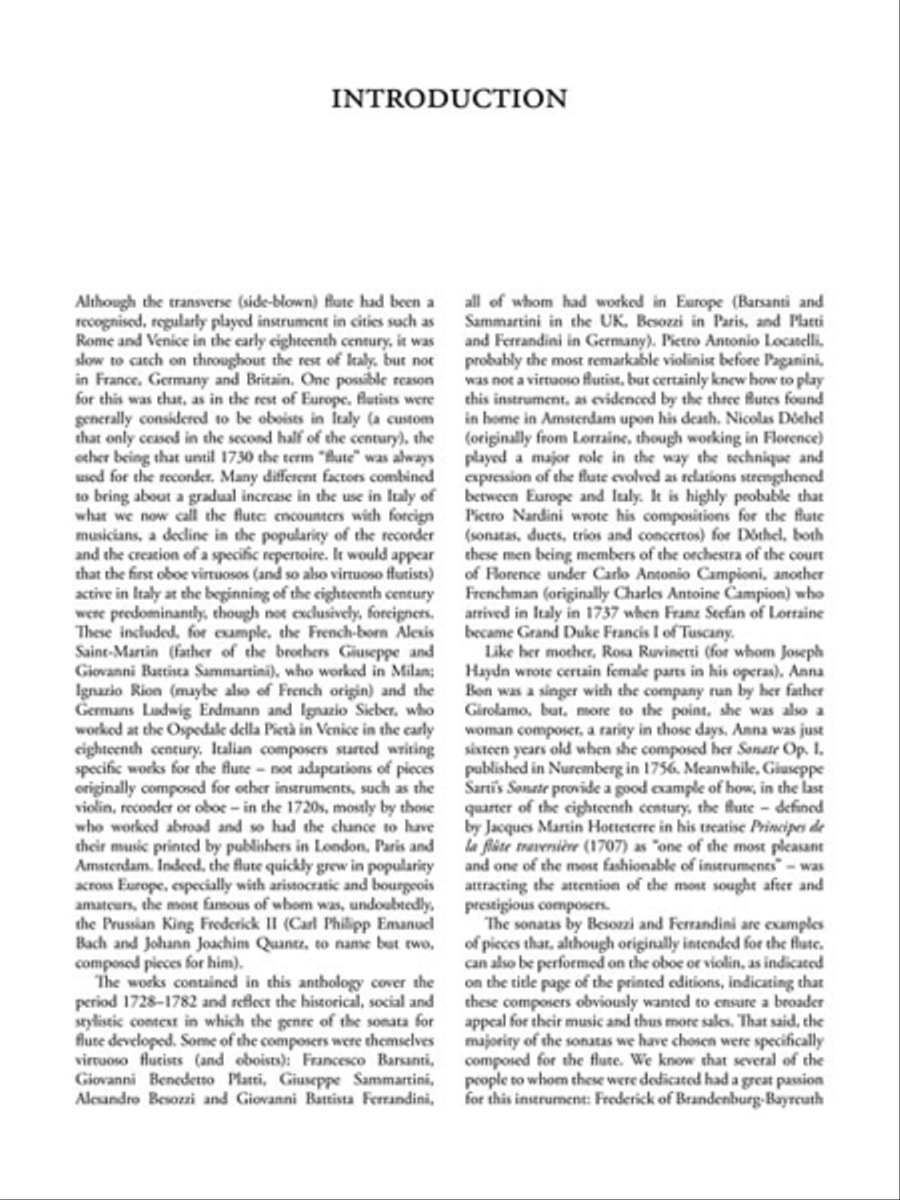 10 Italian Sonatas for Flute and Continuo Flute scores gallery preview page 3