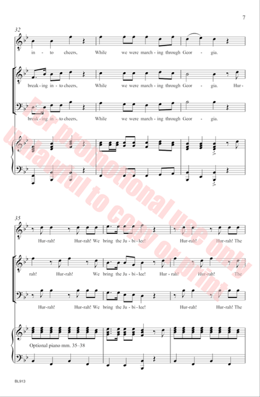 Marching Through Georgia TB scores gallery preview page 8