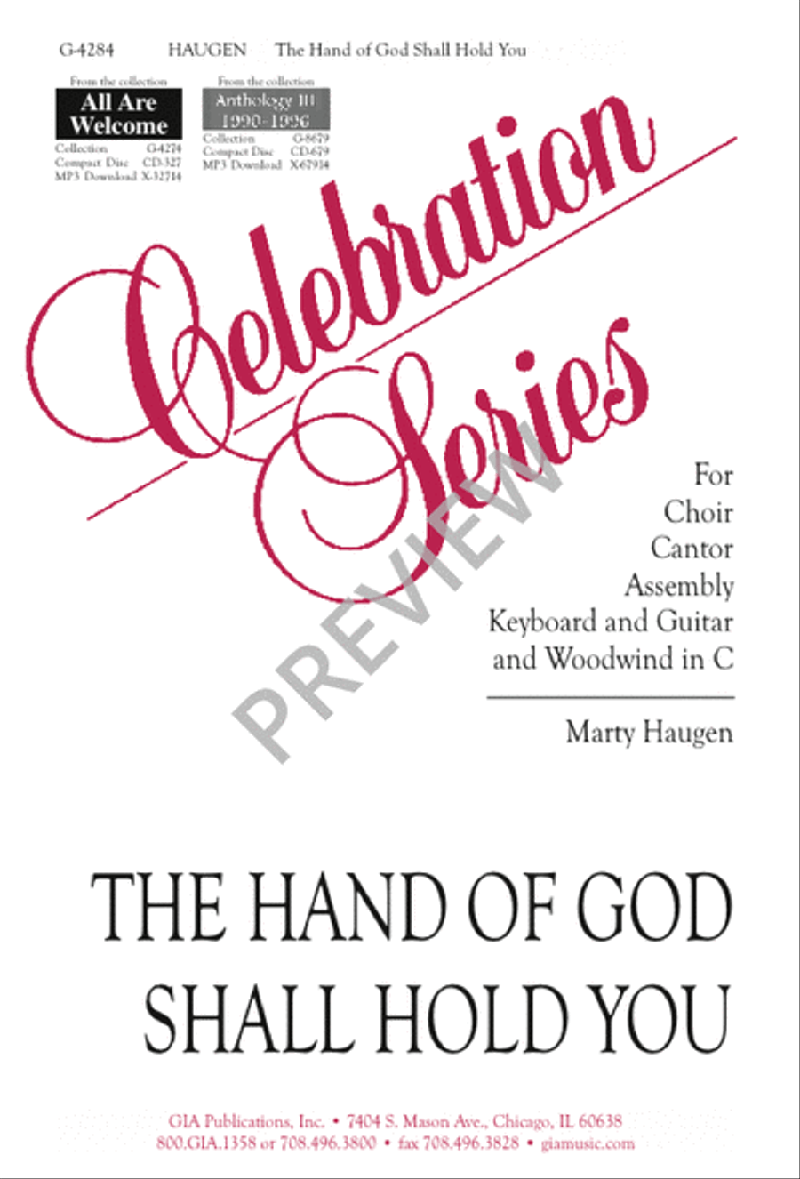 The Hand of God Shall Hold You 4-Part scores gallery preview page 1