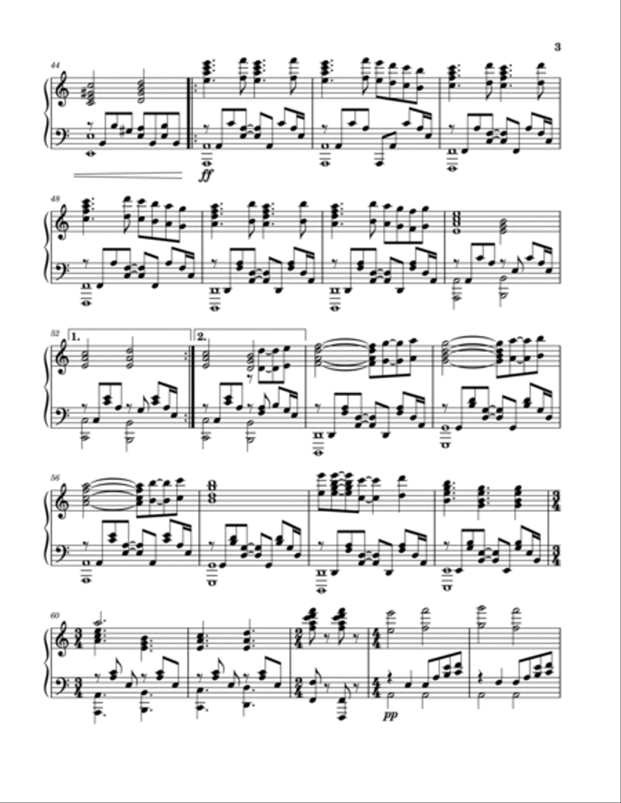 Dastaan-e-om Shanti Om Piano Solo scores gallery preview page 3
