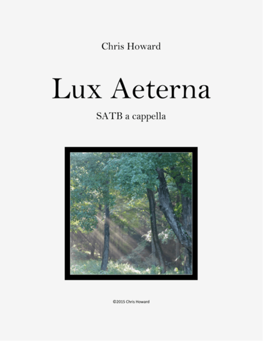 Lux Aeterna 4-Part scores gallery preview page 1
